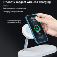 Ensemble cadeau personnalisé Gadgets électroniques veilleuse 3 en 1 aspiration magnétique Station de charge rapide sans fil article cadeau