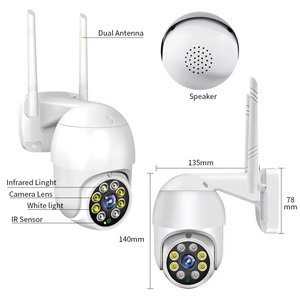 Innotronik Người Ngoài Trời Tự Động Theo Dõi Người Xoay <span class=keywords><strong>Camera</strong></span> Theo Dõi WiFi <span class=keywords><strong>IP</strong></span> <span class=keywords><strong>Camera</strong></span> Với Âm Thanh Nói Chuyện Thẻ TF - Product Image 4