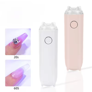 Mini lampe à ongles 3W Rose Blanc Machine à sécher les ongles Lampe à <span class=keywords><strong>LED</strong></span> UV Câble micro USB portable Lampe de séchage à usage domestique pour <span class=keywords><strong>vernis</strong></span> gel - Product Image 2