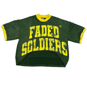 T-Shirt Vintage Personalizzata di Alta Qualità con Effetto Consumato e Strappi, 100% Cotone, Taglio Oversize e Corto, Vestibilità Ampia per <span class=keywords><strong>Uomo</strong></span> - Product Image 1