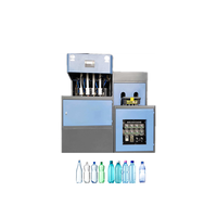 Venta caliente OEM PET Máquinas de soplado de botellas Semi-Auto de alta eficiencia con PLC Motor Cojinete Motor Core Componentes Nuevo