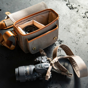 กระเป๋าสะพายไหล่สำหรับกล้อง DSLR มิเรอร์เลส สำหรับแคนนอน นิคอน โซนี่ สีดำ สีเทา - Product Image 4