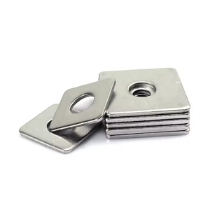 <span class=keywords><strong>Rondelle</strong></span> carrée plate carrée DIN 436 <span class=keywords><strong>Rondelle</strong></span> carrée en <span class=keywords><strong>acier</strong></span> <span class=keywords><strong>inoxydable</strong></span> de haute résistance avec trou - Product Image 1