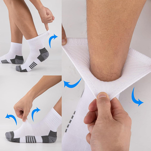 Oem chất lượng chuyên nghiệp chải kỹ cotton thể thao quý đệm thể thao làm việc vớ 7 cặp độ ẩm Wicking mắt cá chân chiều dài dưới - Product Image 2