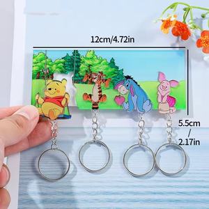 Couple <span class=keywords><strong>porte</strong></span>-clés mur Anti perte clé pendentif amant <span class=keywords><strong>porte</strong></span>-clés décoration de la maison réfrigérateur autocollant stockage maison - Product Image 2