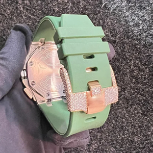 Affordable Luxury Moissanite <b>Watch</b> | VVS Iced Out Skeleton | Wholesale Diamond Tester Pass - Product Image 4