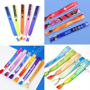 Fournitures de fête promotionnelles d'événement à bas prix bracelets articles de bracelet produits avec logo personnalisé pour l'<span class=keywords><strong>admission</strong></span> au concert du festival de musique - Product Image 4