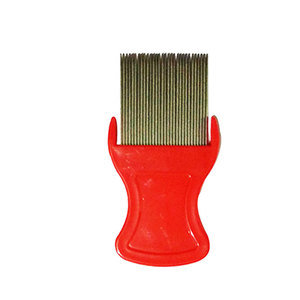 <b>Pet</b> Flea Comb Steel Pin Plastic Handle For Dogs Convenient Grooming Tool - Product Image 2
