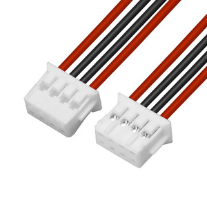 Tùy chỉnh thiết bị điện tử proto-pic Jumper dây 4-pin 4-wire JST re nối 2.54 mét Pitch nữ Cáp khai thác PVC PTFE PBT - Product Image 4