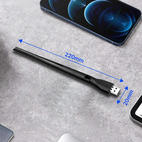 Adaptador WiFi 6 Inalámbrico AX900 para PC de Escritorio y Portátil, BT5.4 2.4G 5GHz, Dongle USB WiFi Portátil, Sin Controlador, para Win 10/11
