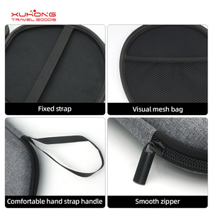 Sac de pêche Xuhong en EVA rigide noir, étui pour canne à pêche imperméable, boîte de rangement portable pour équipement, sangle d'épaule réglable, voyage - Product Image 4