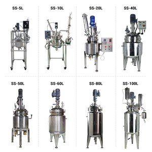 Réacteur à réservoir agité continu en acier inoxydable 50L à prix compétitif pour l'industrie de laboratoire PLC Noyau de cuve à pression - Product Image 6