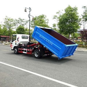 รถบรรทุกติดตั้งตู้คอนเทนเนอร์แบบยกได้ 6 ล้อ ยี่ห้อ Dayun จากโรงงานจีน ขับเคลื่อนซ้าย/ขวา สำหรับขนย้ายขยะเทศบาลและงานสุขาภิบาลสาธารณะ - Product Image 4