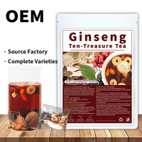Ginseng Kruidenthee Mengsel Gemengde Kruiden voor Hete Brouw, in Water te Zetten, Droge Bewaring Verpakking