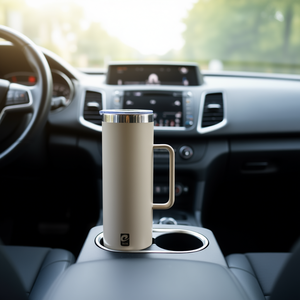 Vaso Térmico de Acero Inoxidable Eco de 550 ml con Asa para Auto - Product Image 3