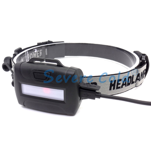 <span class=keywords><strong>Bandeau</strong></span> de chargement USB avec bande de phare COB Mini lampe frontale d'avertissement de sécurité rouge portable - Product Image 3