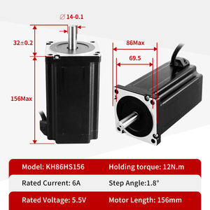 Moteur pas à pas hybride DC 48V 2 phases à couple élevé 12 Nm NEMA34 KAIHONG avec driver micro-pas DM860H pour machine de découpe <span class=keywords><strong>plasma</strong></span> CNC - Product Image 2