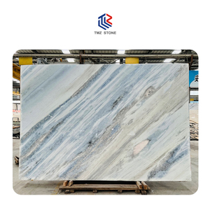 Quartzite TMZ de haute qualité, luxe, poli, moderne, quartzite naturel blanc, 18 mm d'épaisseur, imperméable, grande dalle pour hôtel, conception graphique - Product Image 3