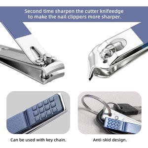 Stainless Steel <b>Manicure</b> <b>Set</b> Nail Clipper Nail File Cuticle Trimmer Beauty Grooming Tools Travel Kit <b>For</b> Women <b>Men</b> - Product Image 5