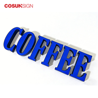 Pour personnalisé extérieur 3D acrylique LED lettre plexiglas aluminium signe canal Logo lumière pour centre commercial écoles hôpitaux parcs