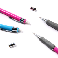 Lot de crayons mécaniques de 0,5 mm de haute qualité pour le bureau et l'école, avec gomme, corps en plastique, modèle 2082, marque TY, Chine, Zhejiang