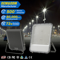 Reflector LED de Alta Potencia para Exteriores, Resistente al Agua IP65, de Aluminio Fundido a Presión, Fácil de Instalar, 30w 50w 100w 150w 200w 300w 400w, en Oferta