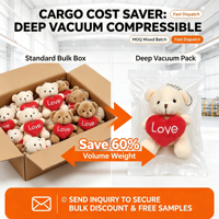 Boneka Beruang Teddy 4 Inci Memegang Gantungan Kunci Hati Cinta, Mainan Hadiah Valentine Bahan Plush Lembut Warna Cokelat Krim, Grosir Langsung dari Pabrik Sumber Global