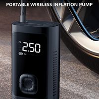Pompe à air portable pour pneus de voiture, compresseur d'air électrique 150 PSI, gonfleur de pneus 4500 mAh, mise à niveau 150 PSI