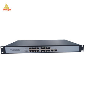 Giá cả cạnh tranh 16 + 2 cổng máy tính để bàn 260W Gigabit PoE chuyển đổi 48V 1000 Mbps uplink 2 cổng Gigabit 16 cổng PoE chuyển đổi - Product Image 6