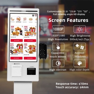 Cheap 21.5'' BOE Straight Screen Oem Self Service Payment Kiosk Cash Acceptor for Currency Exchange or Entertainment - Product Image 3