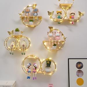 Estante de Almacenamiento de Estilo Industrial para Montar en la Pared sin Taladrar, Decoración de Lujo para Sala de Estar, Decoración para Colgar en la Pared detrás del Sofá - Product Image 2