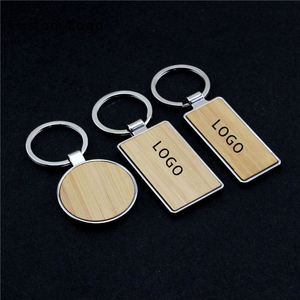 Custom Beech Wood Keychains with Love Shape, Perfect for Corporate Gifts - Product Image 2