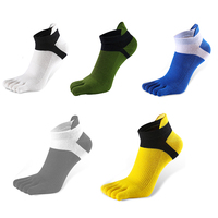 Chaussettes invisibles légères Hehe pour hommes et femmes, chaussettes de course respirantes, chaussettes à cinq doigts, chaussettes de cheville