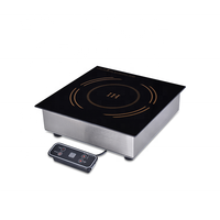 Plaque de cuisson à induction intégrée, chauffe-plats commercial avec panneau tactile à capteur pour hôtels, banquets et stations de restauration