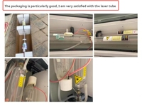 Tabung Laser CO2 SHENLEI 100W Kaca Kuarsa Baru 220V/110V Akurasi Tinggi