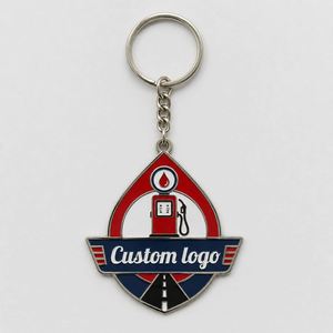 Llaveros Personalizados al por Mayor con Diseño de Letreros de Gasolina, Logotipos de Gasolineras, Souvenirs Promocionales, Llaveros para Viajeros - Product Image 3