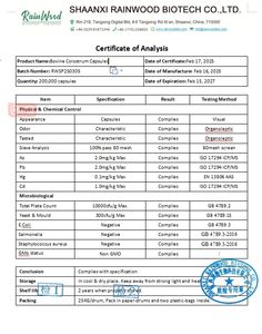 Suppléments d'extrait de <span class=keywords><strong>colostrum</strong></span> bovin de marque privée OEM 500mg Capsules de <span class=keywords><strong>colostrum</strong></span> bovin - Product Image 2