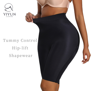 Plus tamaño barriga de control para adelgazamiento de cuerpo shaper sexy mujer las caderas y <span class=keywords><strong>el</strong></span> pantalón de talle alto de seda de hielo sin glúteos - Product Image 5