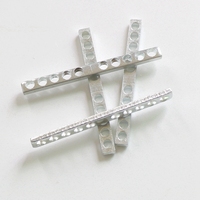Donlis PS01 49.2mm 6 Senar Metal Humbucker Guitar Pickup Spacer Metal Keeper untuk Pembuatan Kustom Kit LP Vintage