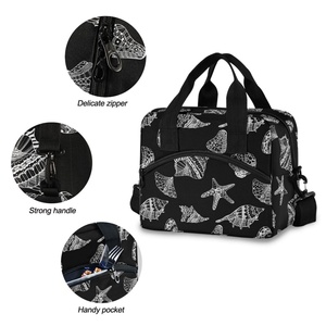 2025 Custom Hawaiian Shell Designs Portable Polyester Thermal Insulated Lunch Cooler Bag Fashion Style - Product Image 5