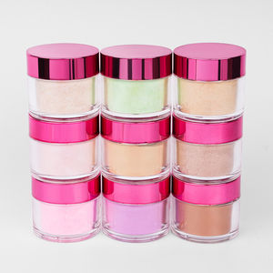 Profesional brillo acrílico polvo vendedores a granel Etiqueta Privada personalizado desnudo uñas acrílico polvos al por mayor cubierta Rosa 2oz - Product Image 5