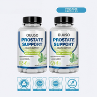 Fabricant de compléments alimentaires, capsules de soutien de la prostate pour hommes adultes, vente en gros personnalisée, OEM/ODM, compléments à activité antioxydante