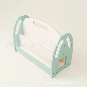 Estantería para libros infantiles, estantería para libros ilustrados para el hogar, librero para bebés, estante de almacenamiento de juguetes, estantería portátil para el hogar - Product Image 5