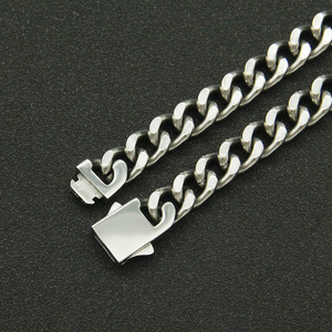 Collar de Cadena Cubana con Hebilla de Resorte de Acero Inoxidable para Hombre, Estilo Hipster, Collar Dominante y Moderno Tanjing - Product Image 4