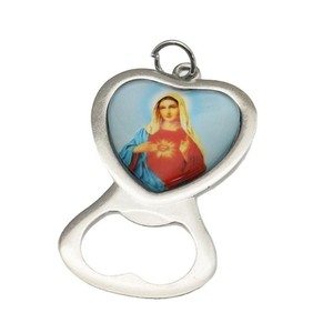 KOMI oro <span class=keywords><strong>argento</strong></span> a tema religioso a forma di amore apribottiglie di birra <span class=keywords><strong>ciondoli</strong></span> per artigianato fai da te portachiavi portachiavi accessori - Product Image 5