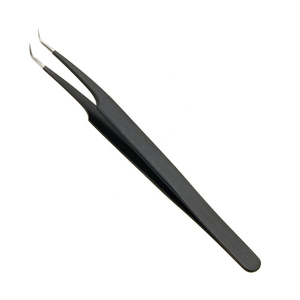 Pinzas para Pestañas con Logotipo Personalizado, Empaque en Caja, Pinzas para Pestañas con Punta de Fibra de Agarre Fuerte para Extensión de Pestañas - Product Image 2