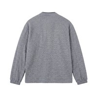 Kaos Rajut Henley Lengan Panjang Pria Kancing Depan Bergaris Sederhana Kasual Ukuran Besar dan Tinggi Plus Size Oversize Santai 6XL 7XL