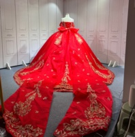 Mumuleo Leuchtend Rotes Quinceanera-Kleid mit Großer Schleife Vestidos De 15 Anos Quinceanera Rojo Vestido De XV