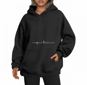 Sweat-shirts à capuche pour hommes de qualité supérieure 100% coton, vêtements de rue, survêtements, sweat-shirts à capuche lourds avec impression en relief - Product Image 2