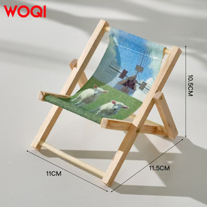 WOQI Multifunction <strong>Wood</strong> Desktop Stand Mini Desktop Foldable Beach Chair Phone Holder <strong>for</strong> <strong>Home</strong> <strong>Decoration</strong> - Product Image 5